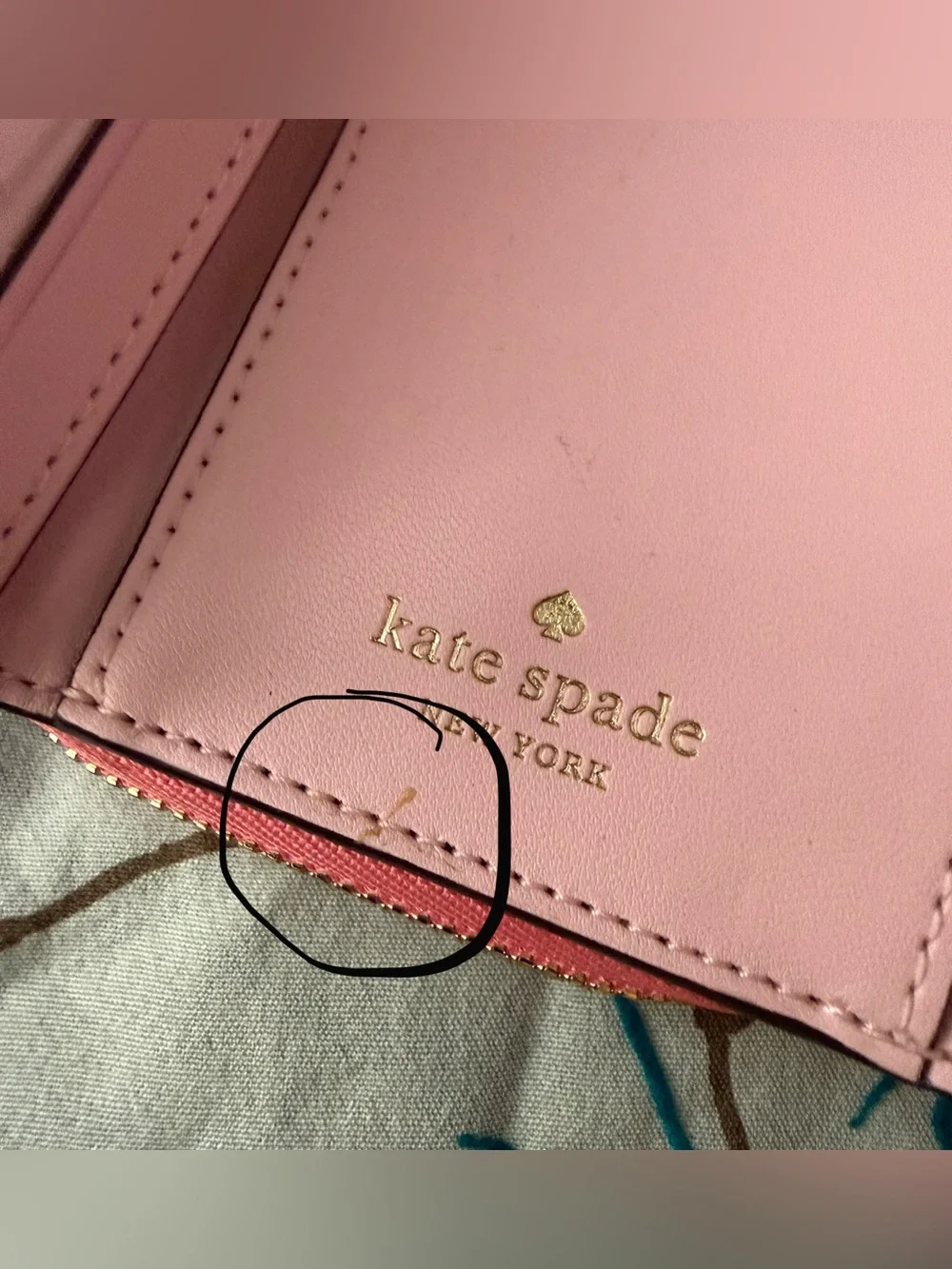 Kate Spade Picnic in the Park Small Trifold Wallet